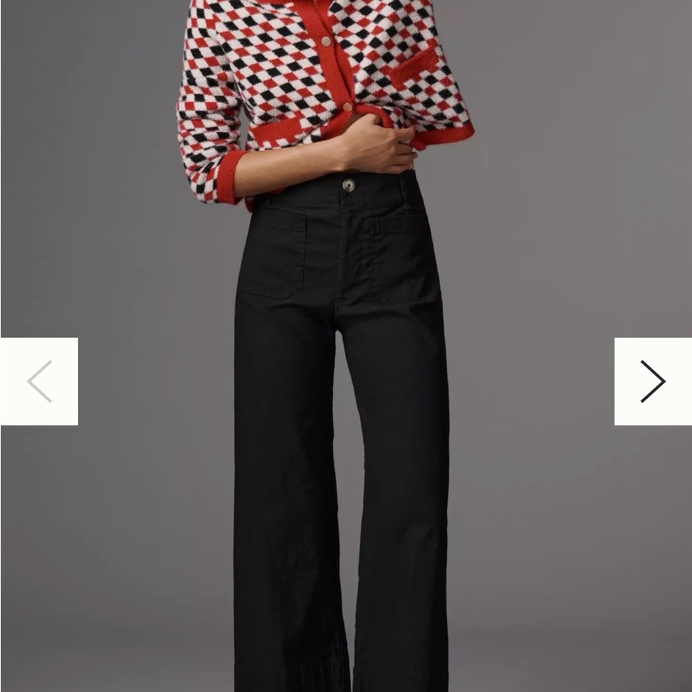 The Colette Magic Fabric Crop Wide-Leg Pants by Maeve